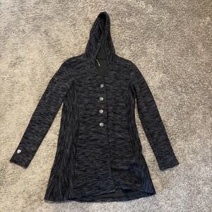 Kuhl Black Pea Coat with Hood